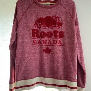 Women’s Roots Cabin Sweater in Red